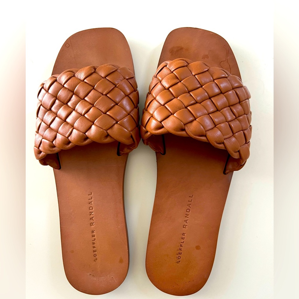 Loeffler Randall Brown Braided Sandal